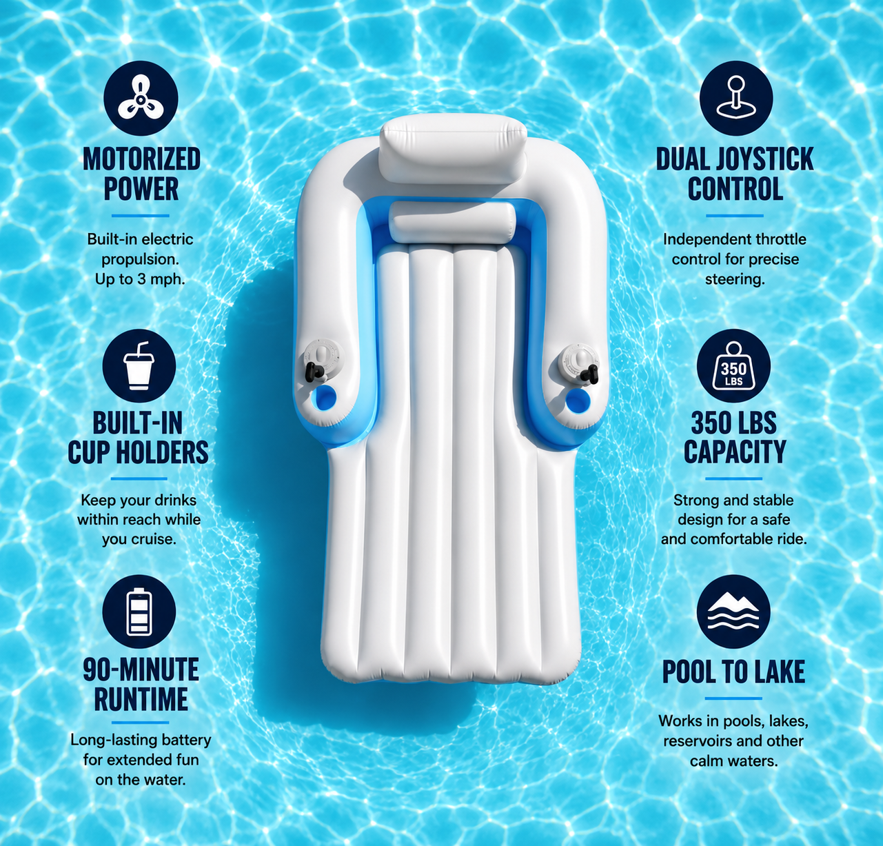 Motorized Pool Lounger Pro